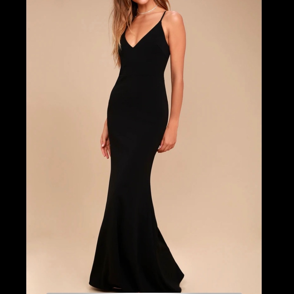 Lulus Black Maxi Dress